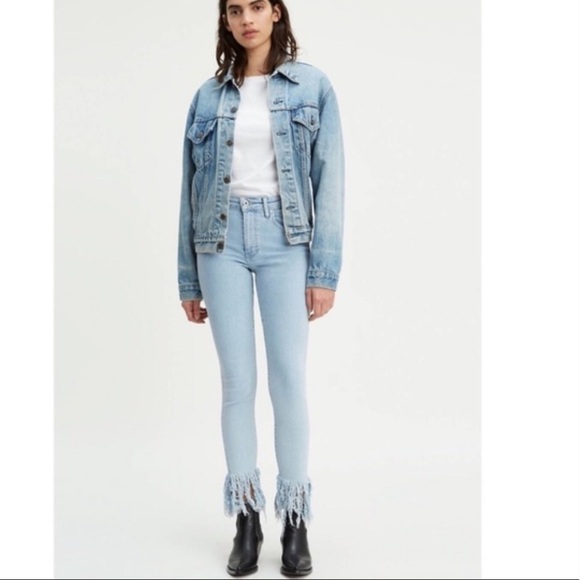 Levi's Fringe Skinny Jeans - Picture 1 of 15